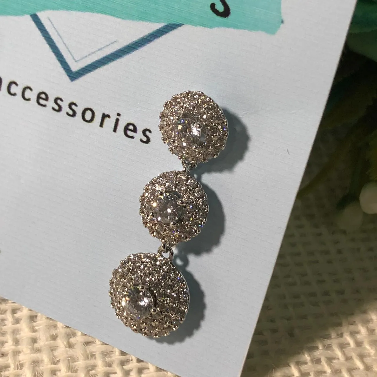 3 Drop Pendant Style Classy Earrings Tops 3990/17