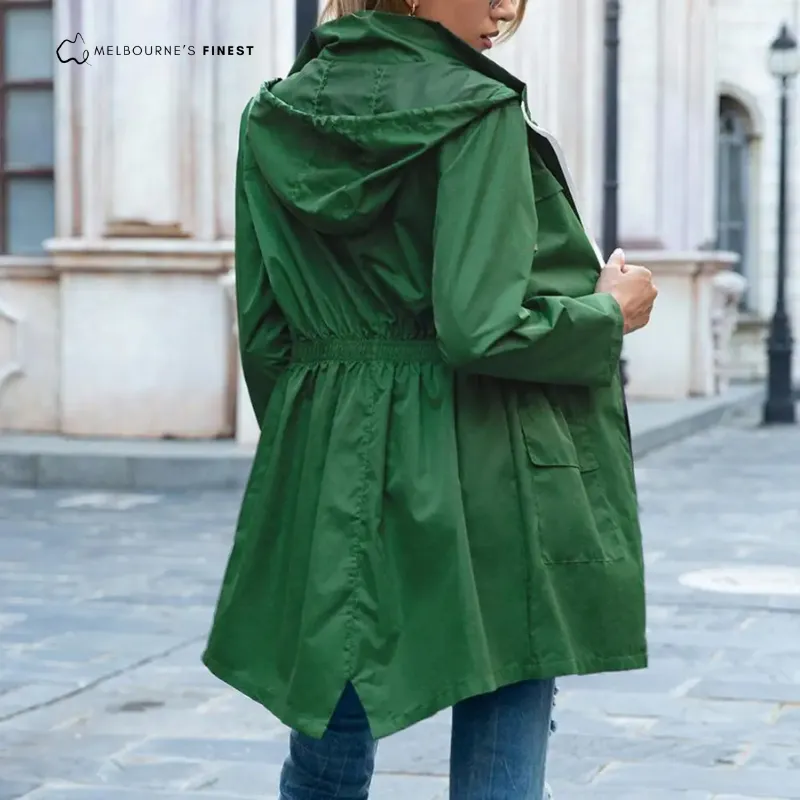 Alexis™ Stylish Windbreaker Trenchcoat