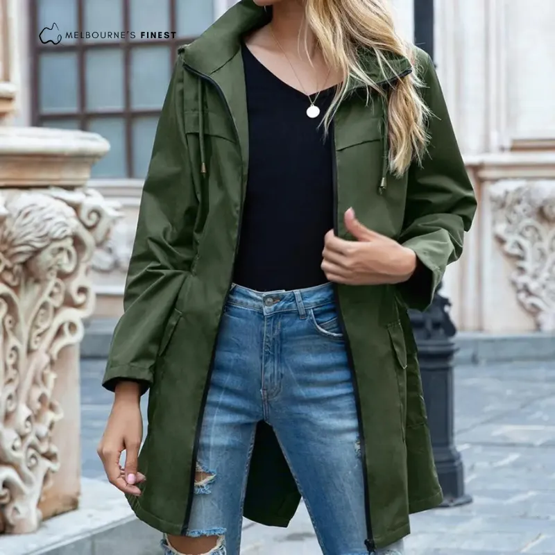 Alexis™ Stylish Windbreaker Trenchcoat