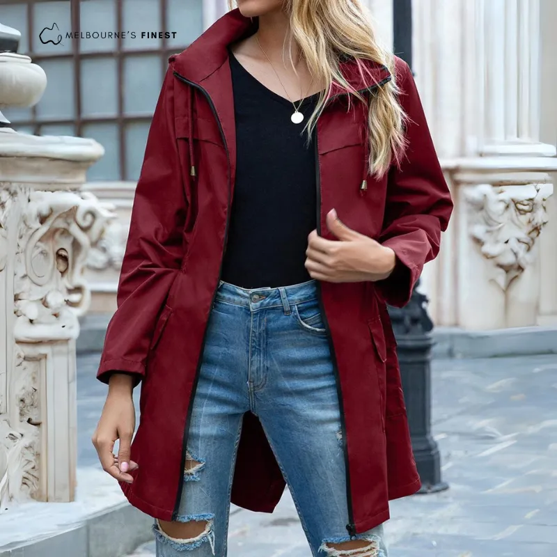 Alexis™ Stylish Windbreaker Trenchcoat
