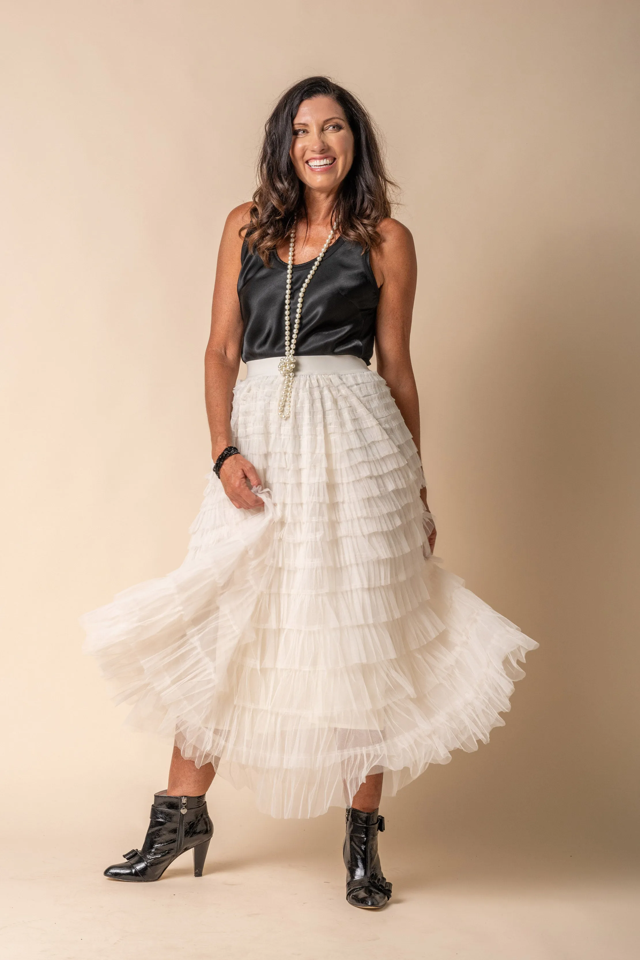 Amalia Skirt in Cream