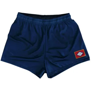 Arkansas State Heritage Flag Womens & Girls Sport Shorts End Made In USA