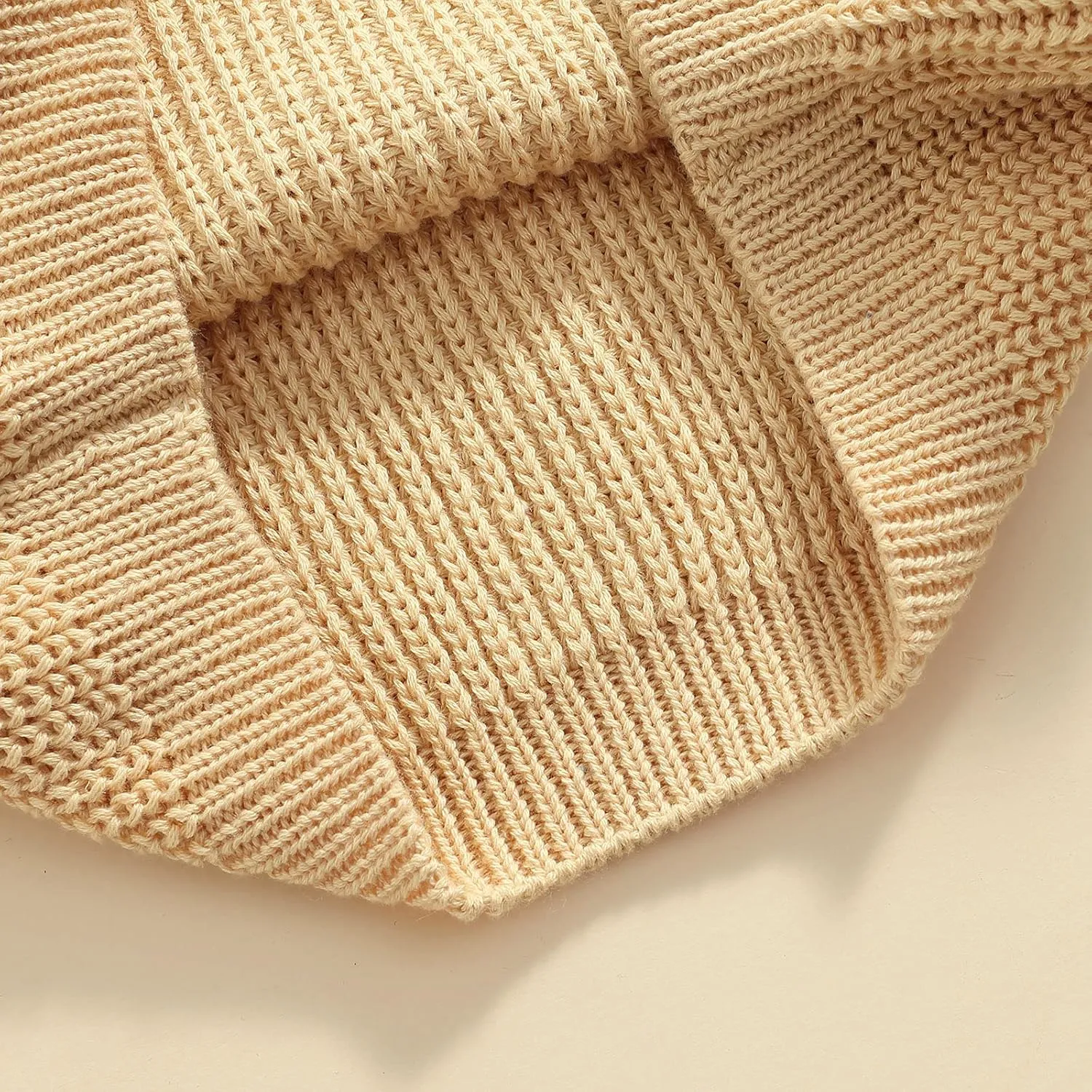 Baby Girl Boy Knit Sweater Blouse Pullover Sweatshirt Warm Crewneck Long Sleeve Tops for Infant Toddler