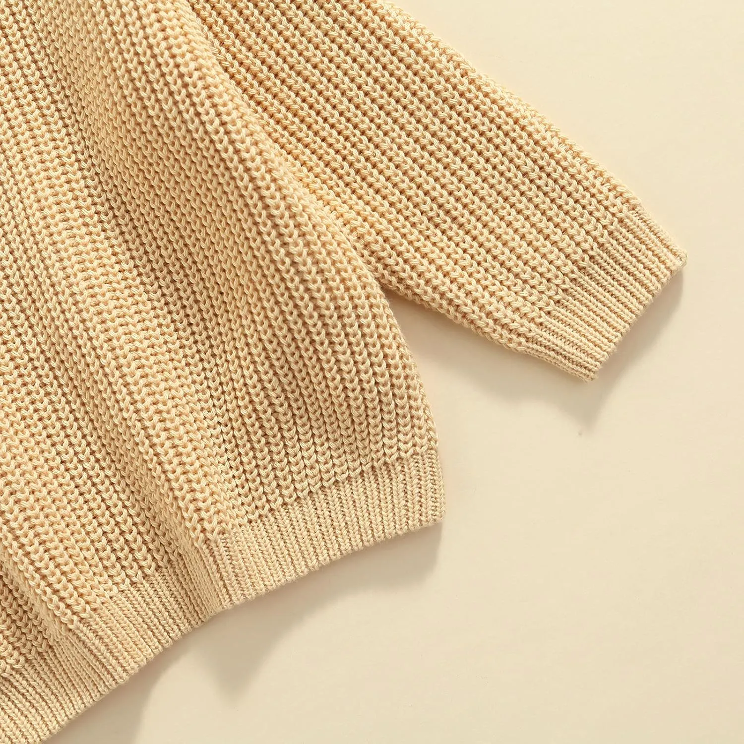 Baby Girl Boy Knit Sweater Blouse Pullover Sweatshirt Warm Crewneck Long Sleeve Tops for Infant Toddler