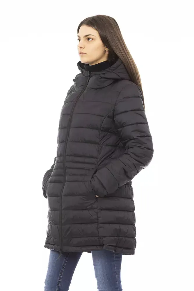 Baldinini Trend Chic Double-Faced Down Jacket with Monogram