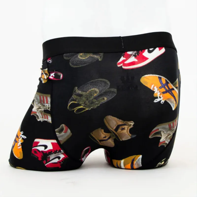 Blue Sky Middle Man Boxer Brief Black Sneaker