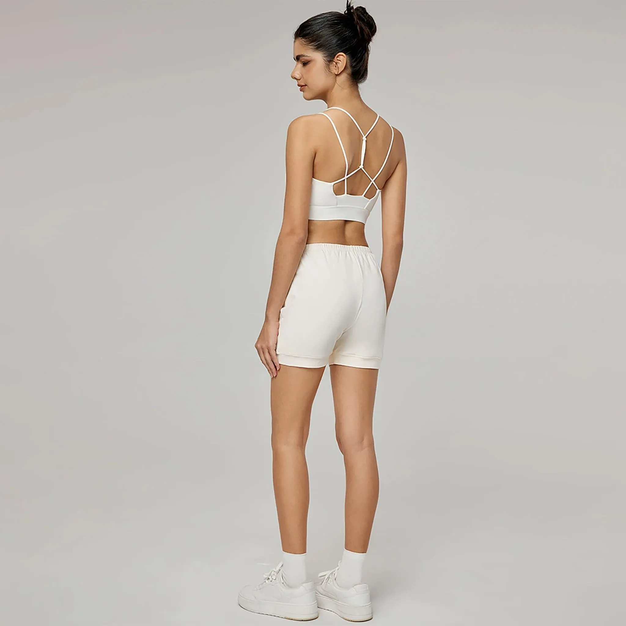 BreezeFlex Cotton Workout Shorts