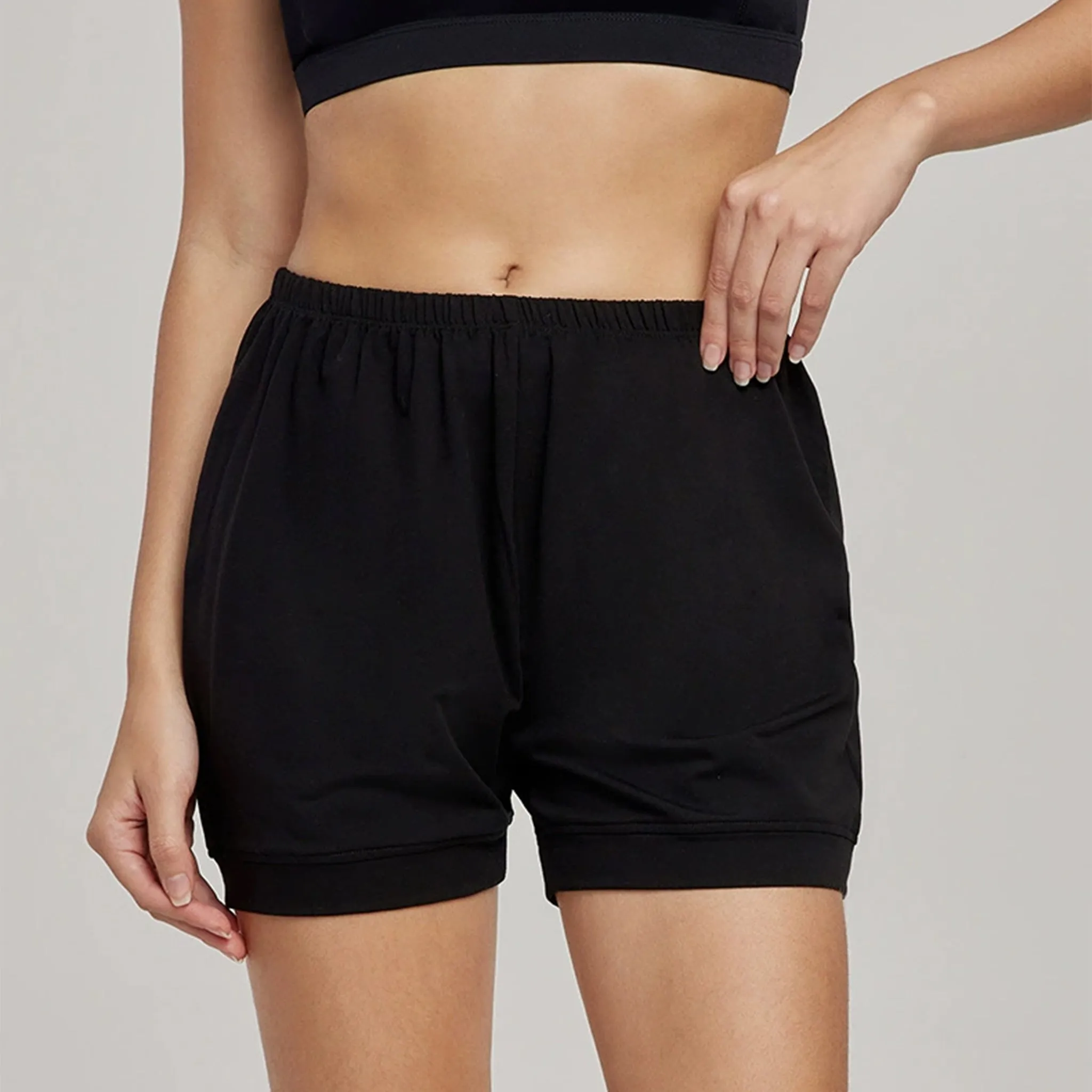 BreezeFlex Cotton Workout Shorts