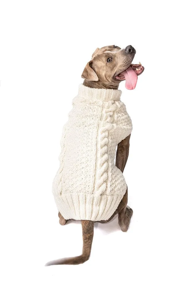 Cable Knit Pet Sweater -3 colors