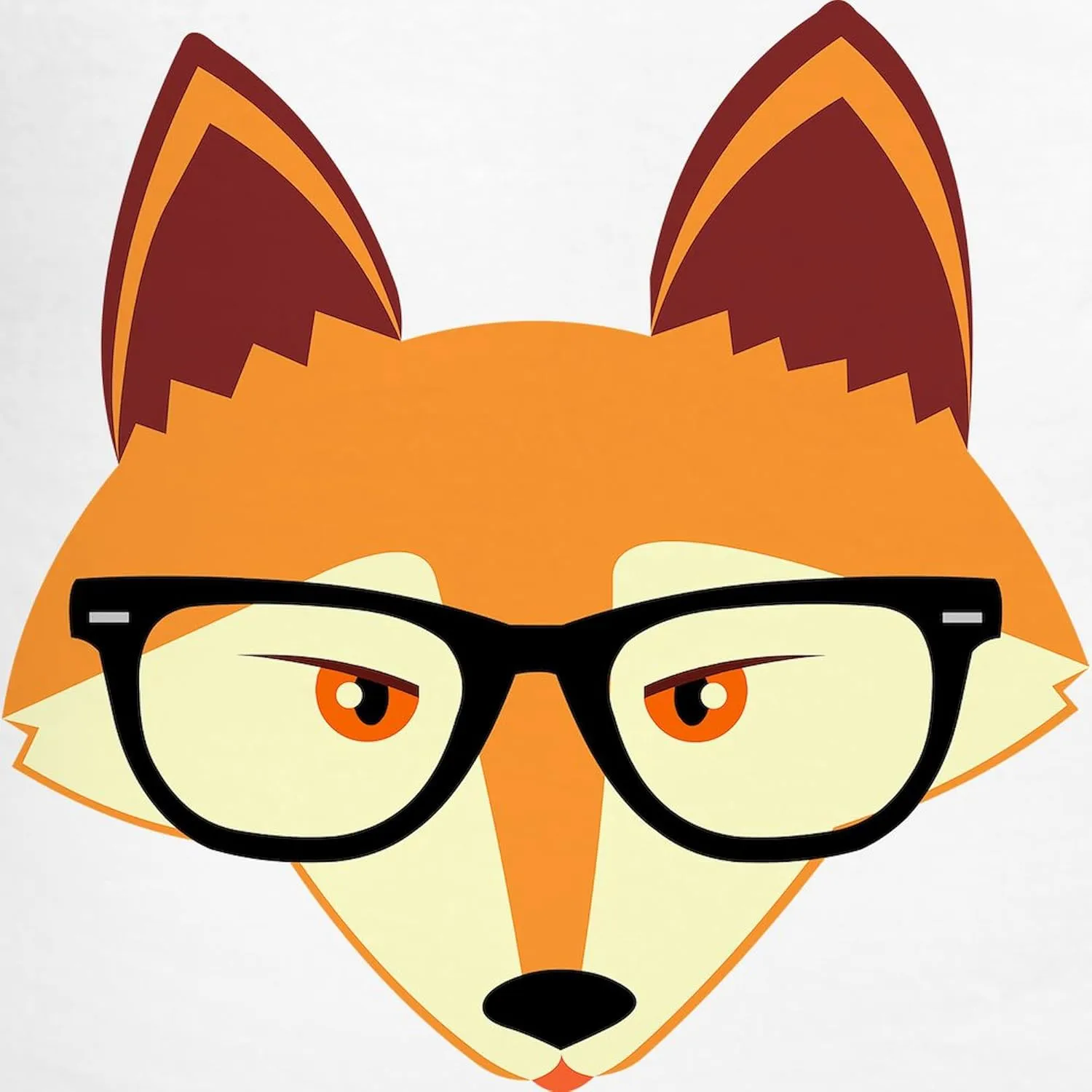 CafePress Cute Hipster Fox With Glasses Pajamas Men's Novelty Light Pajama Set, Comfortable PJ Sleepwear