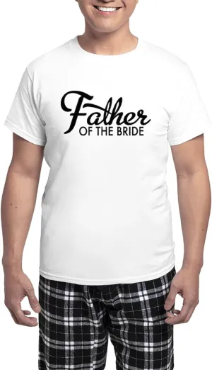 CafePress Father of the bride Pajamas Men's Novelty Light Pajama Set, Comfortable PJ Sleepwear