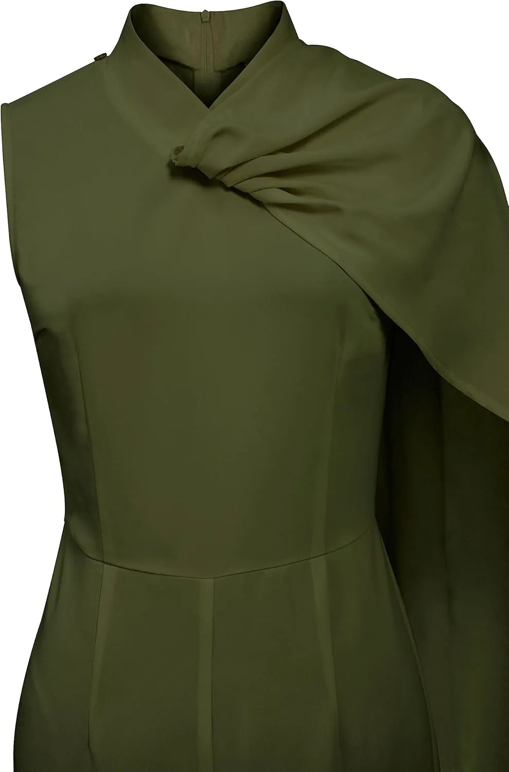 CHIC STAR Womens One-shoulder Draped Jumpsuit