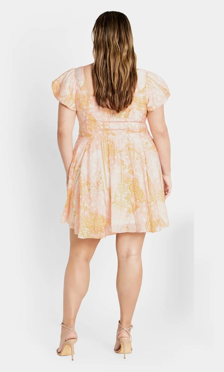 City Chic Women's Apparel Women's Marci Print Dress