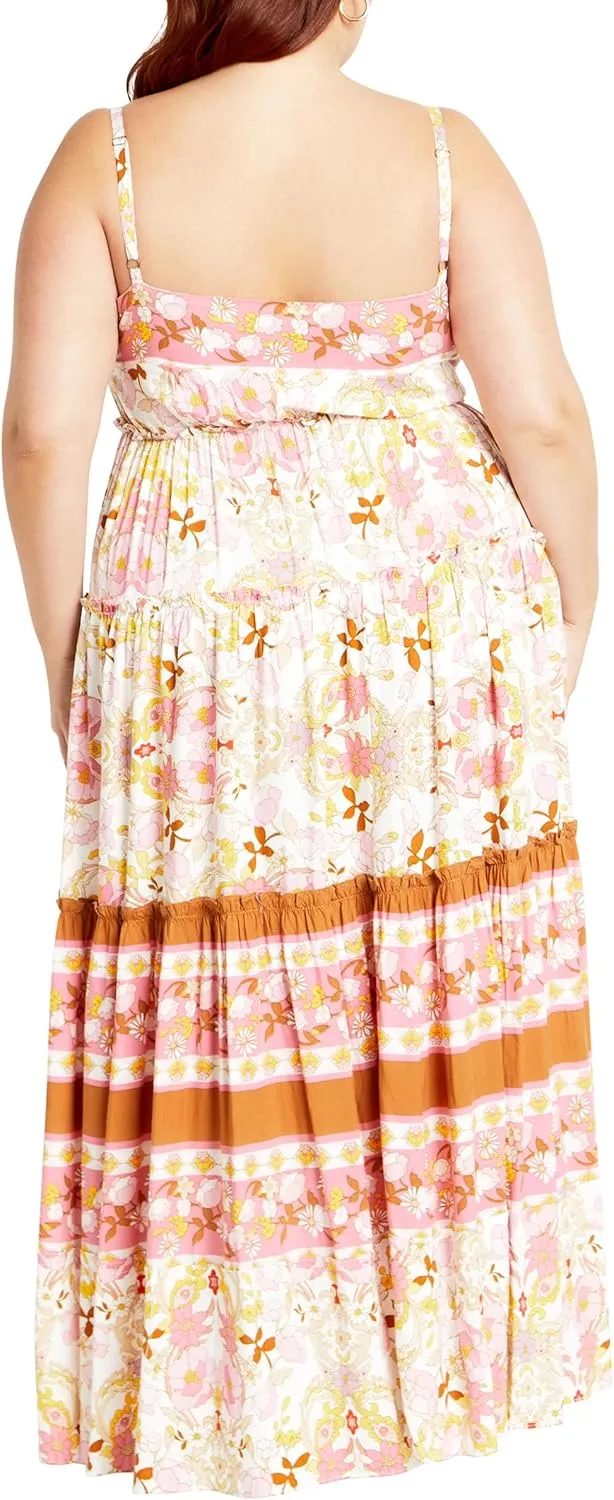 City Chic Women's Citychic Plus Size Maxi Lilah Love