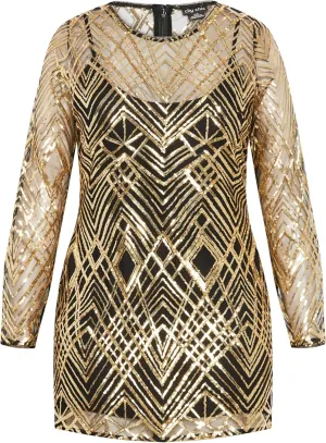 City Chic Women's Dress-Braylin Sequin