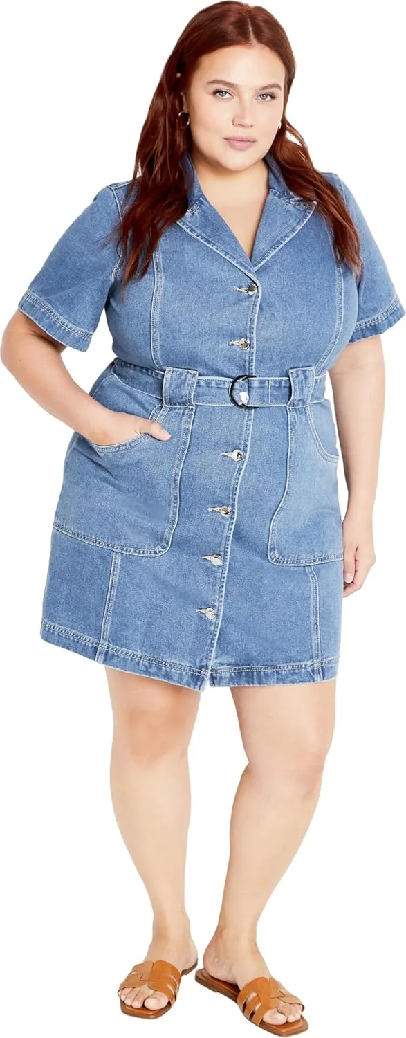 City Chic Women's Dress Melina