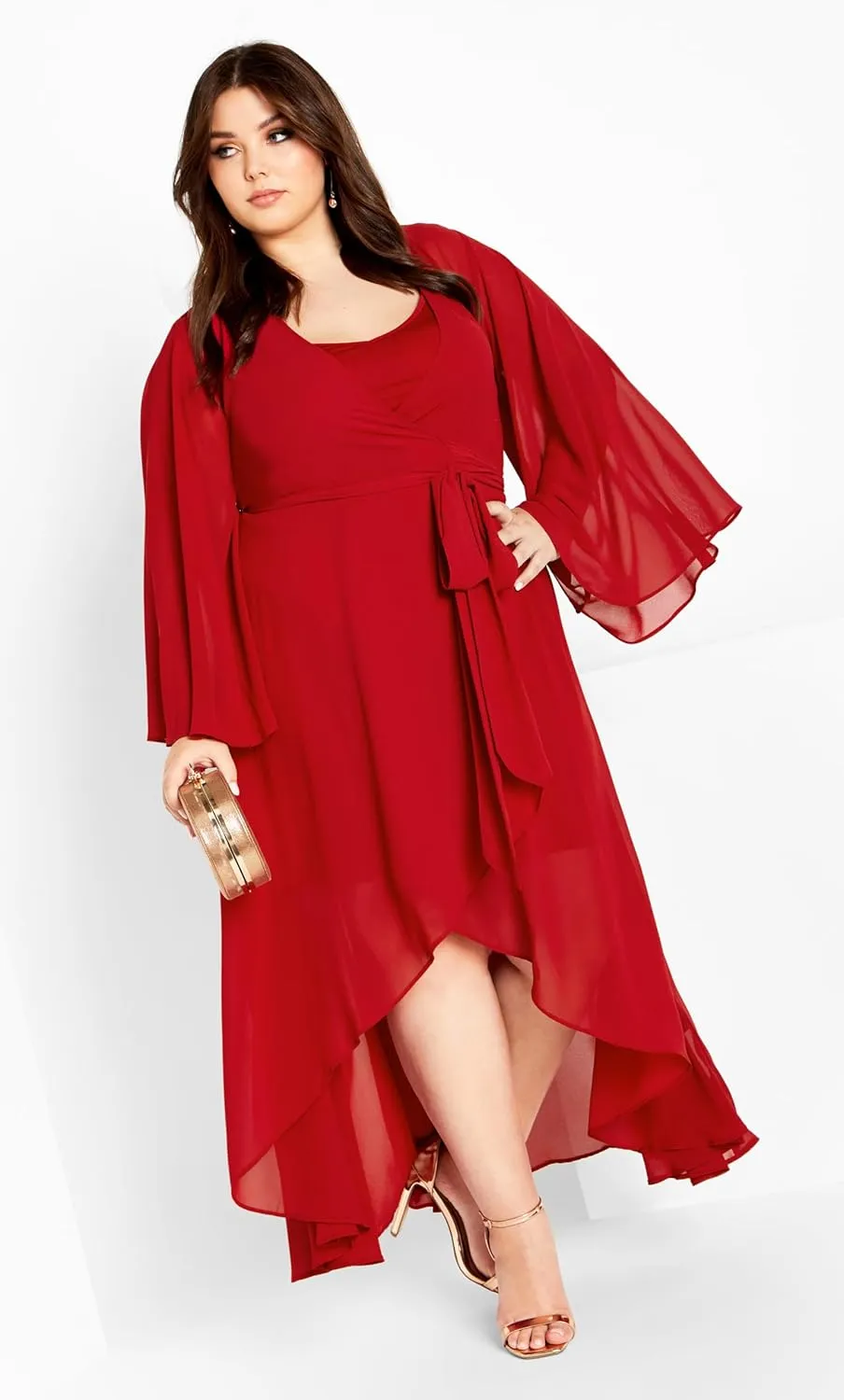 City Chic Women's Fleetwood Maxi Dress