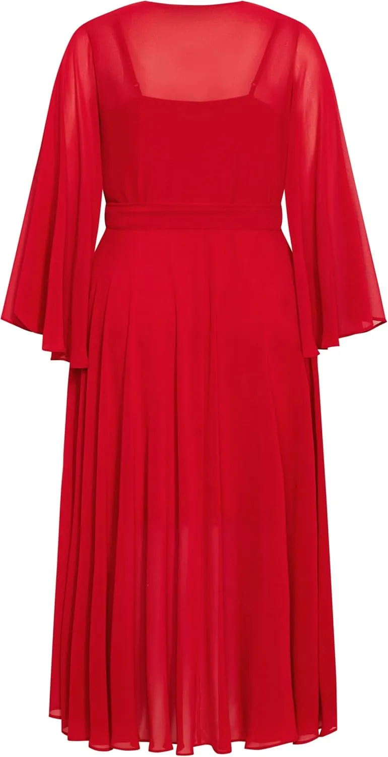 City Chic Women's Fleetwood Maxi Dress