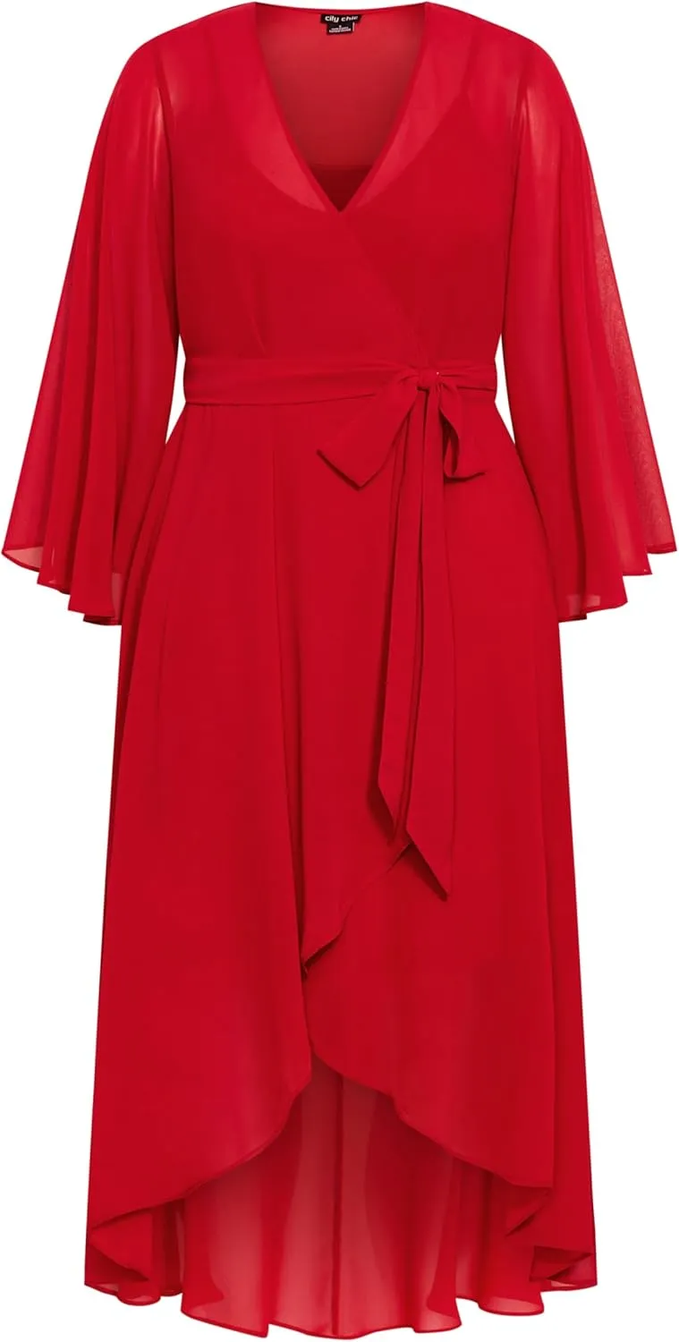 City Chic Women's Fleetwood Maxi Dress