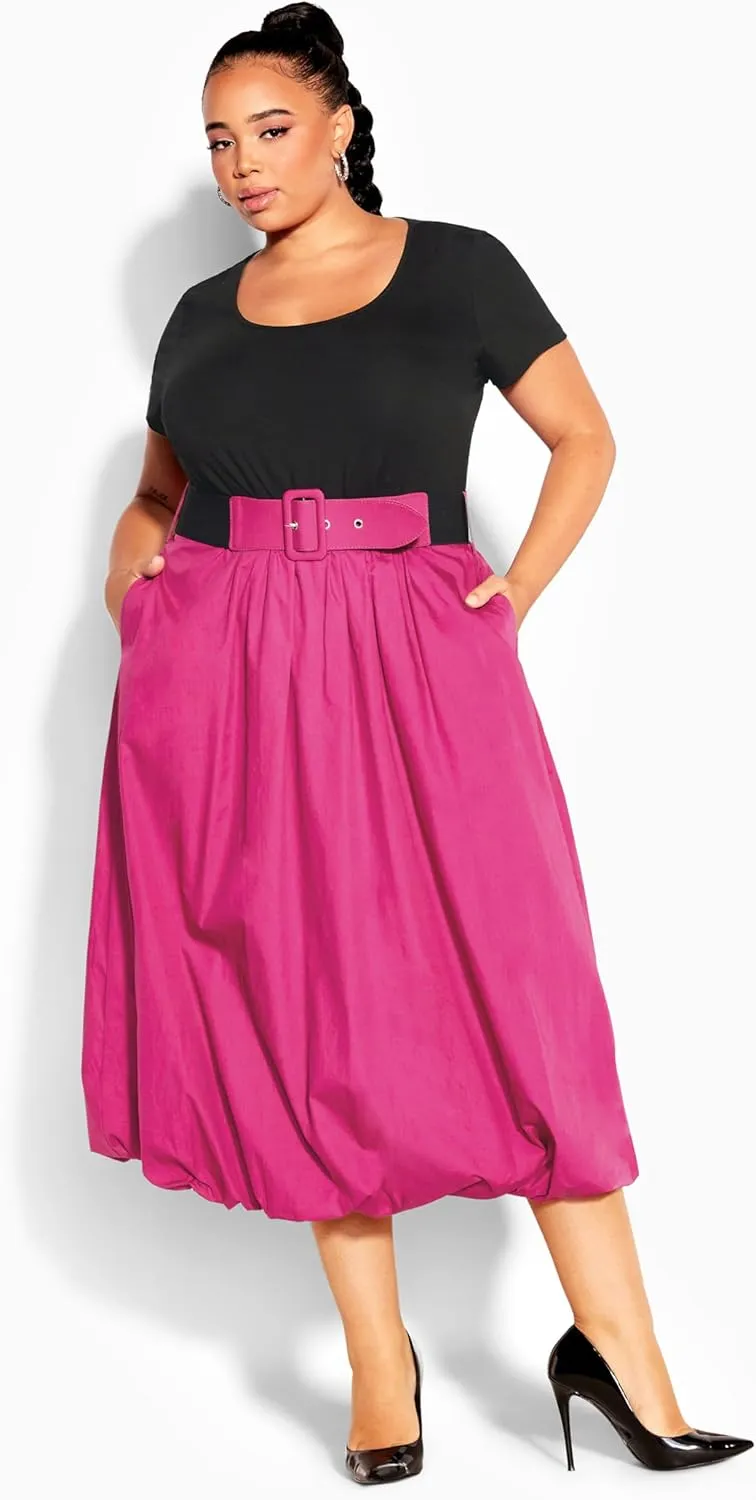 City Chic Women's Plus Size Dress - Paris Days