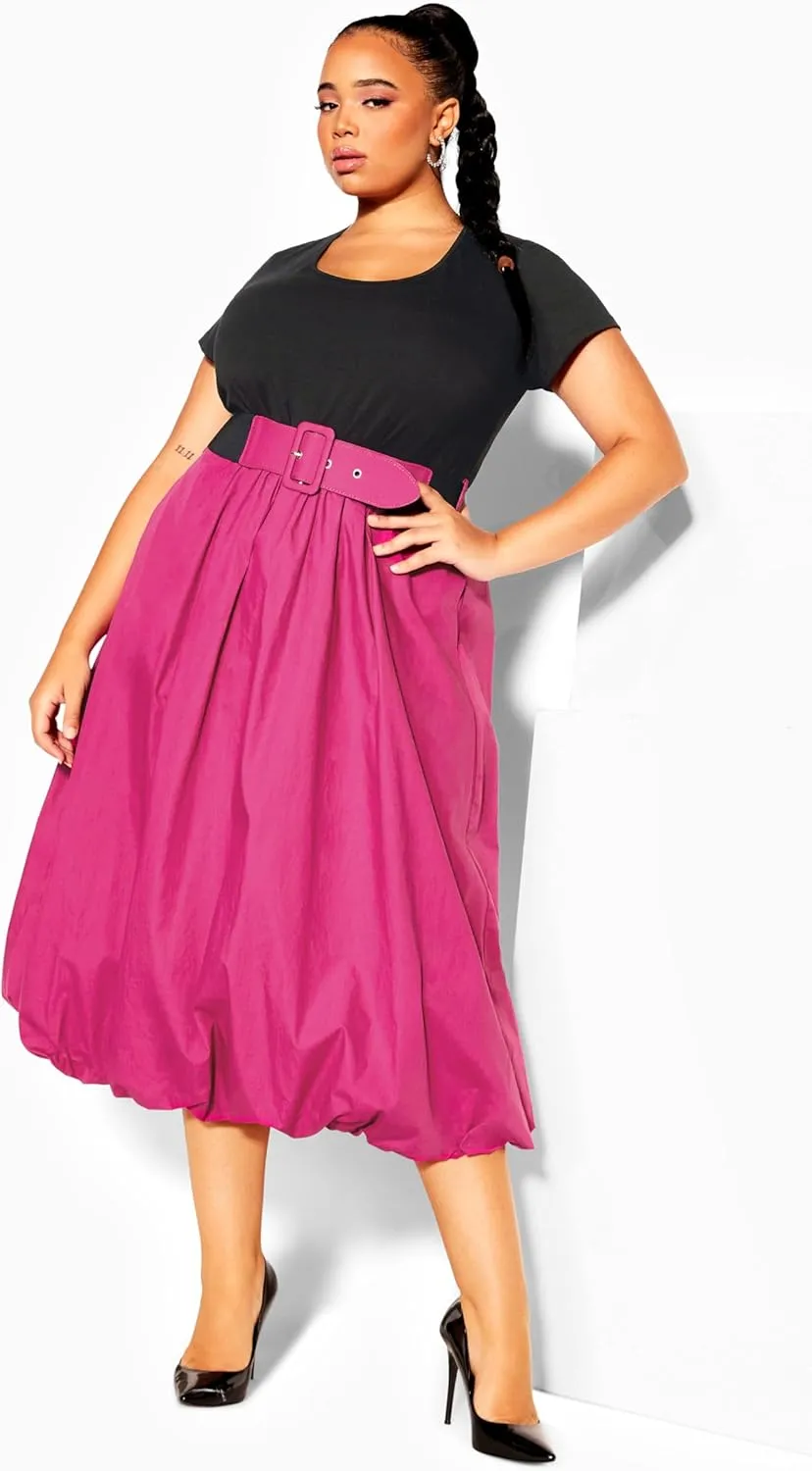 City Chic Women's Plus Size Dress - Paris Days