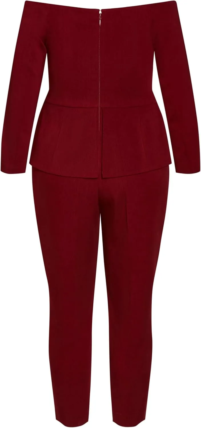 City Chic womens Plus Size Jumpsuit Alice