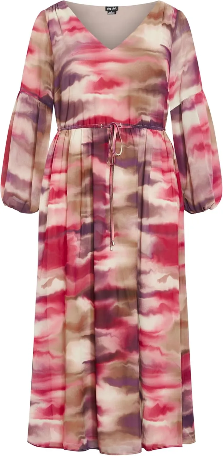 City Chic Women's Plus Size Romance Dress