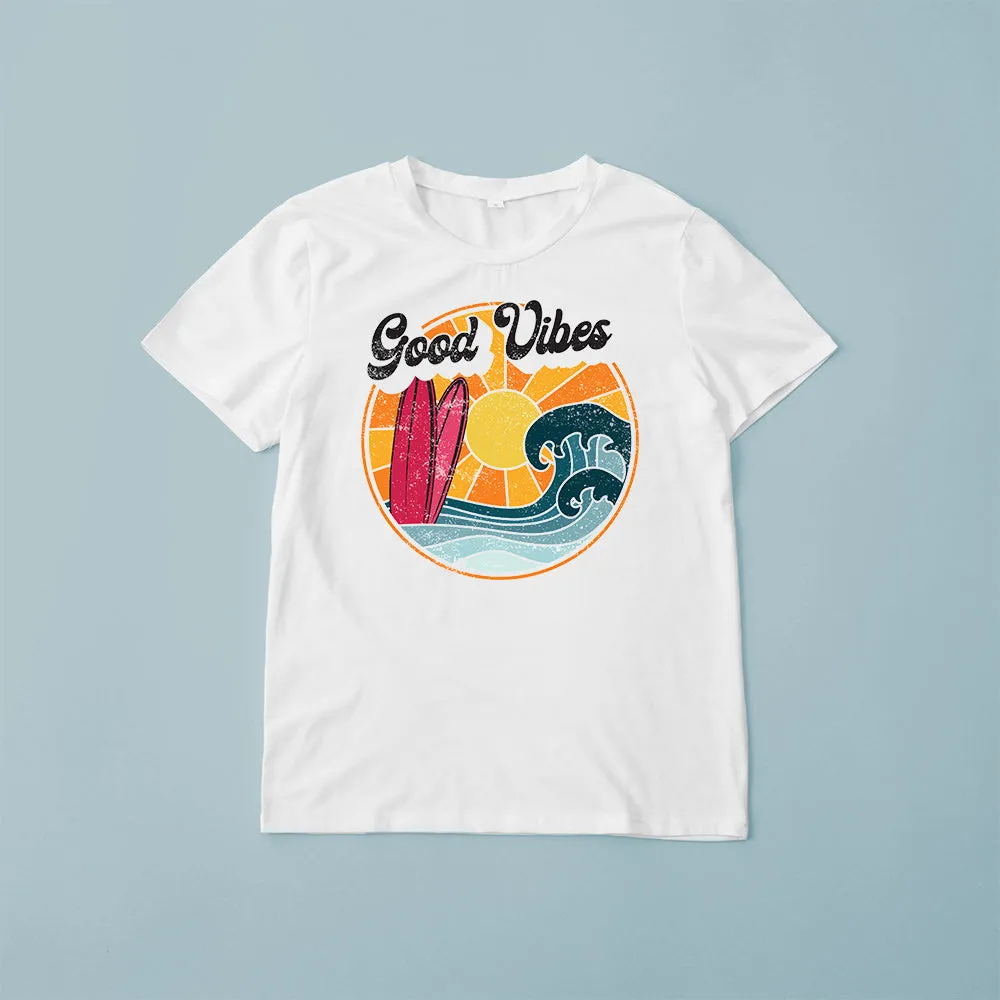 Cute Family Matching Outfits Short Sleeve T-shirt