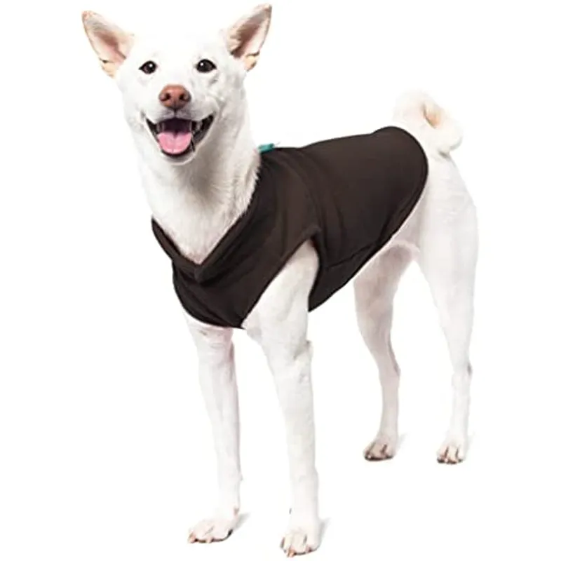 Dog Sweater Warm Pullover Fleece Vest Dog Jacket With O-Ring Leash
