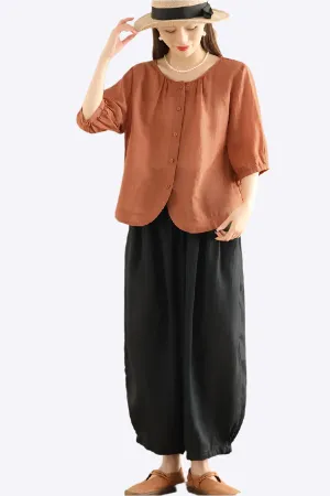 Elegant Flow Casual Grace Top