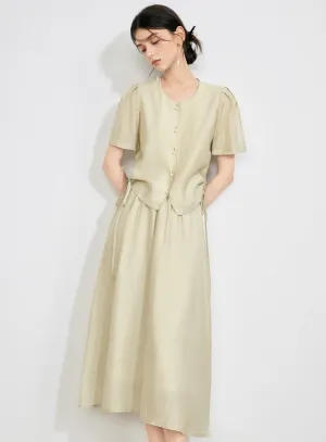 Elegant Summer Skirt Set