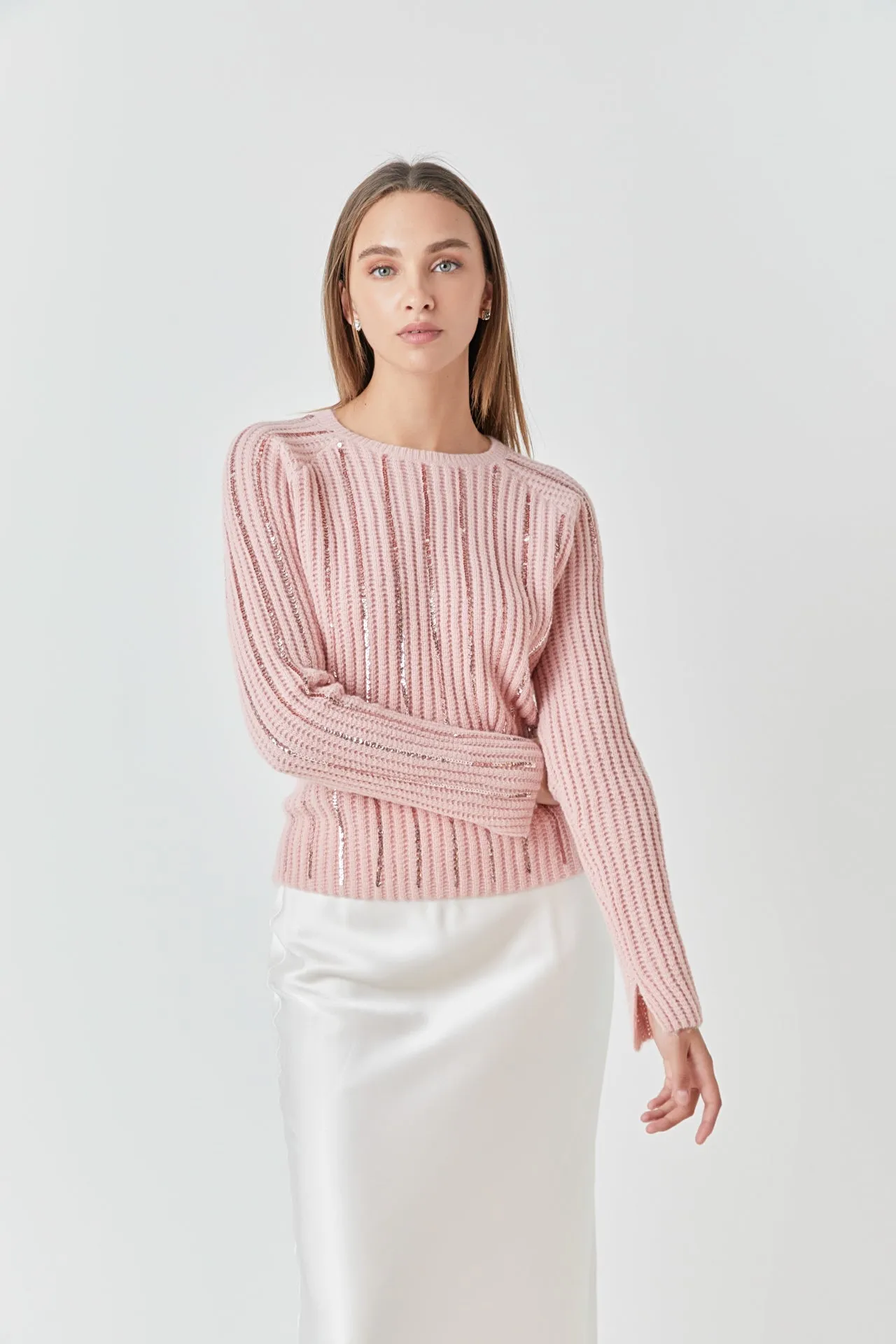 Endless Rose - Sequin Knit Sweater
