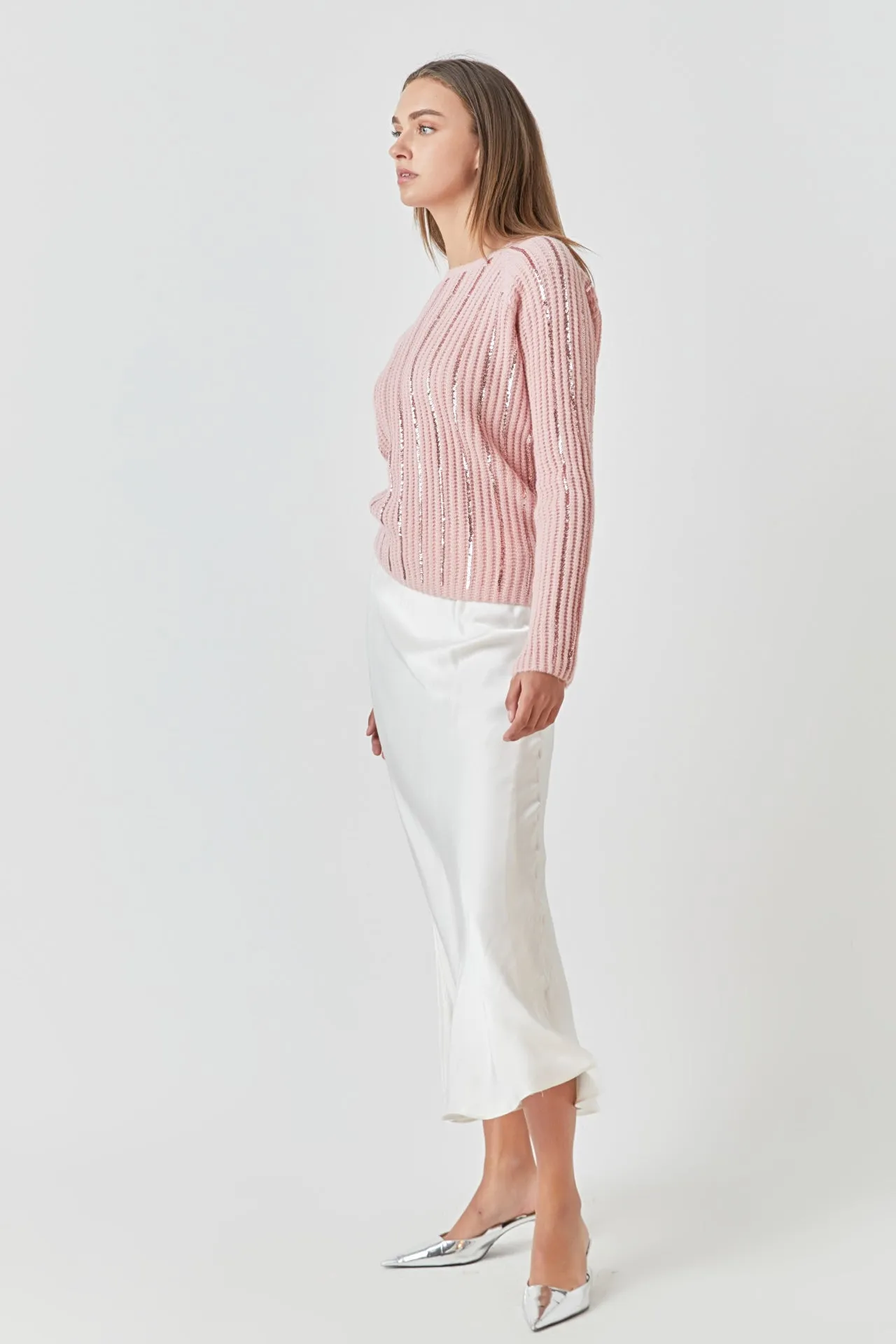 Endless Rose - Sequin Knit Sweater