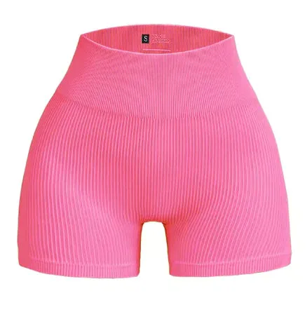 FlexiStretch High-Waist Yoga Shorts