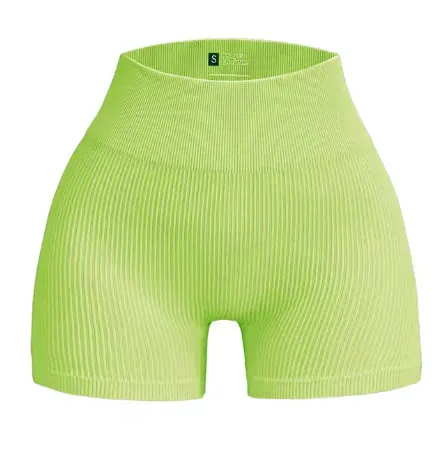 FlexiStretch High-Waist Yoga Shorts