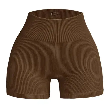 FlexiStretch High-Waist Yoga Shorts
