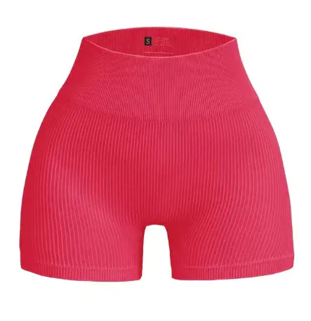 FlexiStretch High-Waist Yoga Shorts