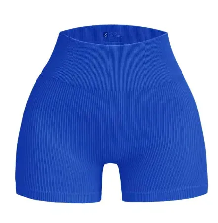 FlexiStretch High-Waist Yoga Shorts