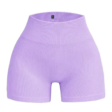 FlexiStretch High-Waist Yoga Shorts