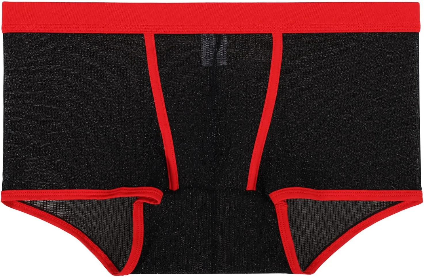 GIERIDUC Men's See Through Underwear Matching Christmas Underwear Couples Men Underwear Boxer Brief High Waisted Male Thong