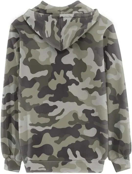 Irisjudy Womens Fall Jackets Hoodie with Pocket, Skulls,Island Flowers Zip Front Open Cardigan Hood Warm Outerwear XS-5XL