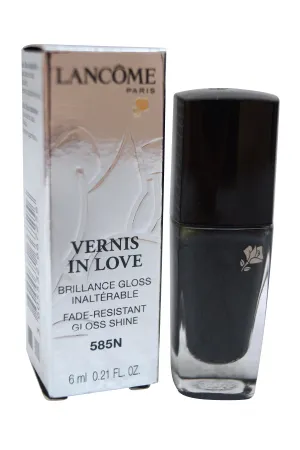 Lancome Paris Vernis In Love Gloss Shine Nail Polish 585N Noir Caviar