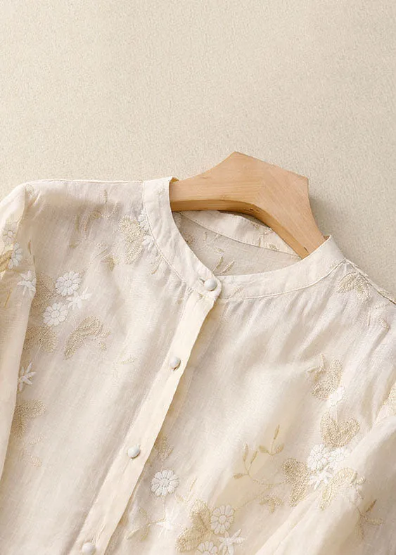 LINA® | FLORAL BLOUSE IN LIGHT FABRIC