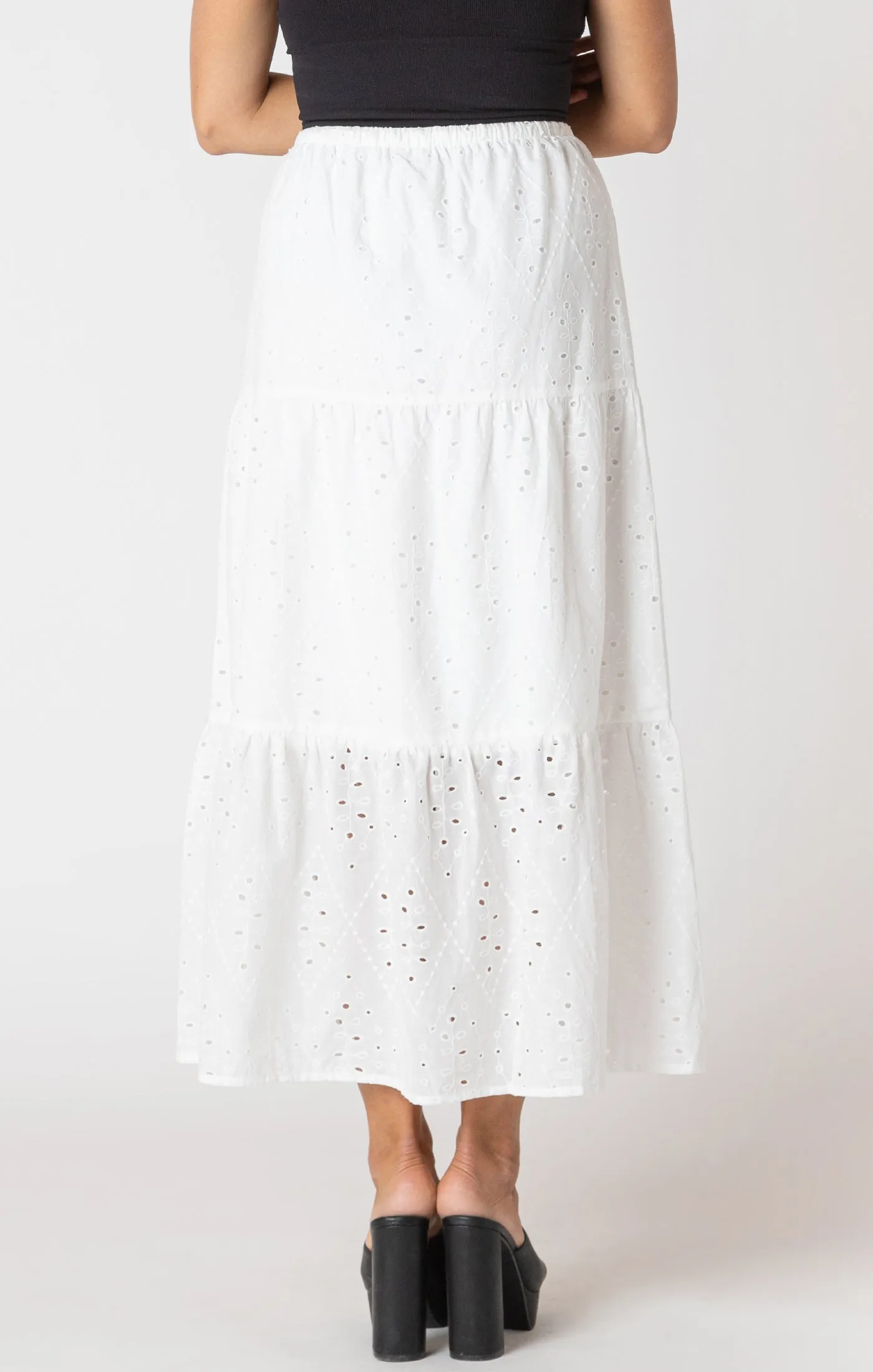 Lindsey Eyelet Skirt