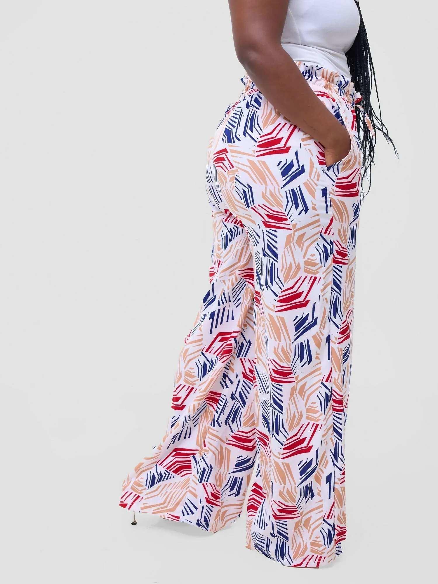 Majesty Pallazo Pants - Nude