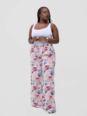 Majesty Pallazo Pants - Nude