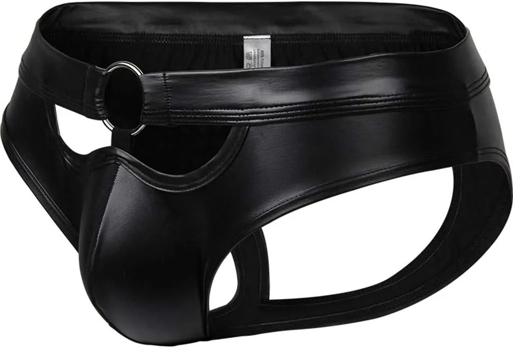 Mens Ball Pouch Underwear Briefs Lightweight Jock Strap Cutout Male Bikini Athletic Supporters Breathable Sexy Thongs