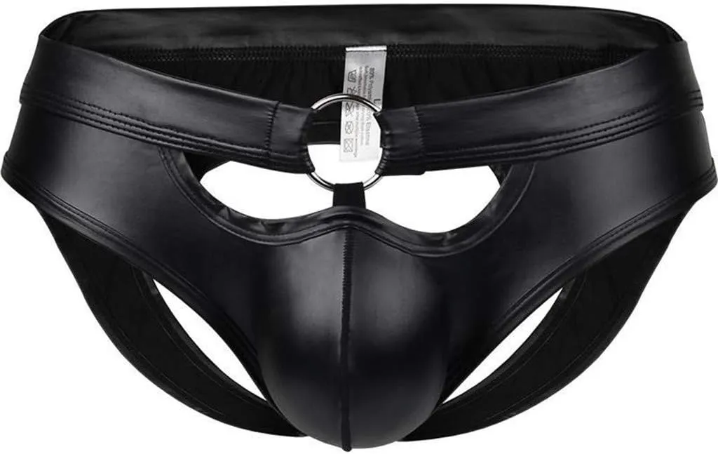 Mens Ball Pouch Underwear Briefs Lightweight Jock Strap Cutout Male Bikini Athletic Supporters Breathable Sexy Thongs