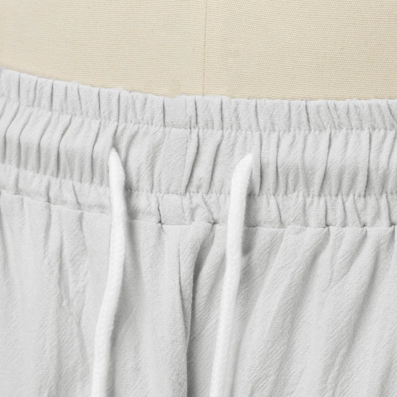 Men's Chino Shorts Casual Elastic Waist Drawstring Lightweight Workout Lounge Beach Jersey Sweat Shorts