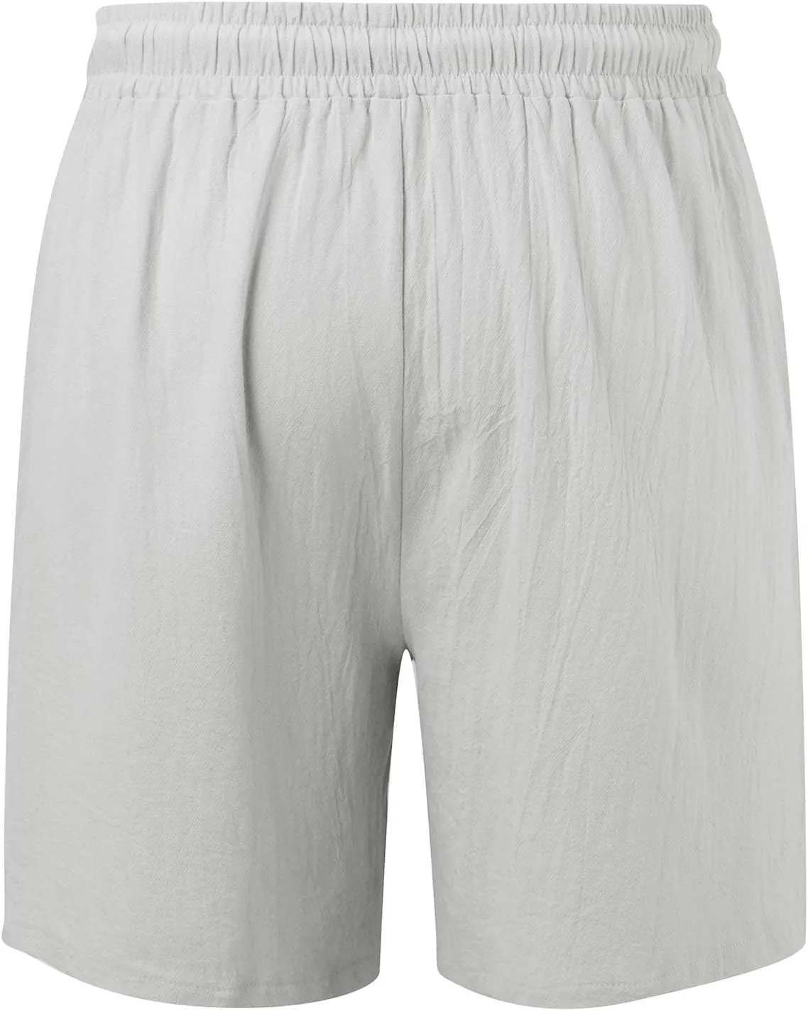 Men's Chino Shorts Casual Elastic Waist Drawstring Lightweight Workout Lounge Beach Jersey Sweat Shorts